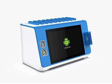 10口机柜+刷卡+触屏